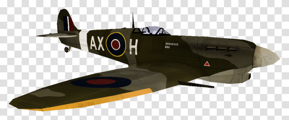 Spitfire Model, Airplane, Aircraft, Vehicle, Transportation Transparent Png