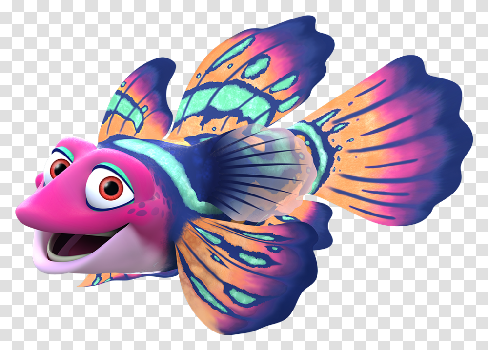 Splash And Bubbles Characters, Fish, Animal, Angelfish, Sea Life Transparent Png
