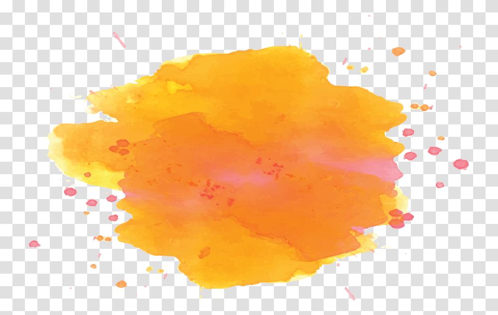 Splash Brush Orange, Plot, Stain Transparent Png