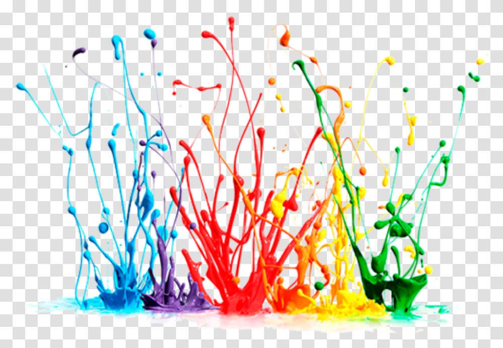 Splash Colors Paint Splatter, Graphics, Art, Light, Chandelier Transparent Png