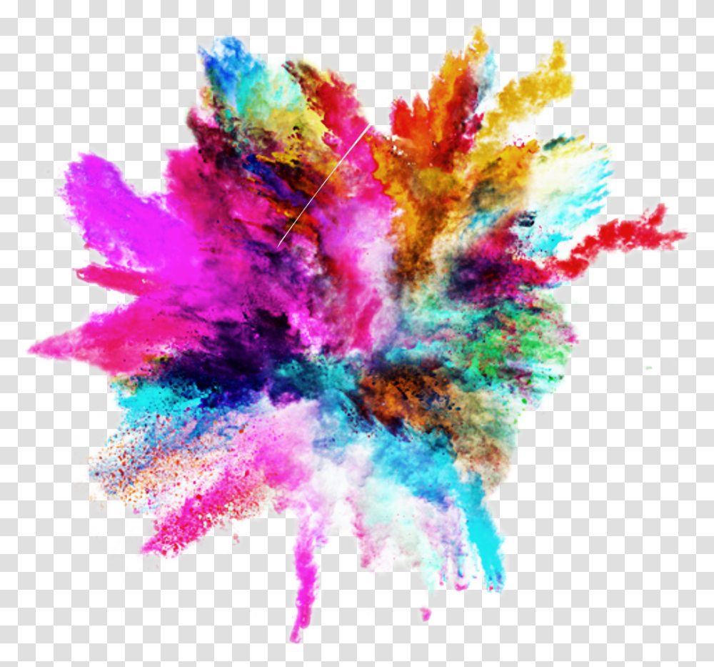 Splash Colours Colorful Picsart Color Smoke Hd, Purple, Dye, Pattern, Ornament Transparent Png