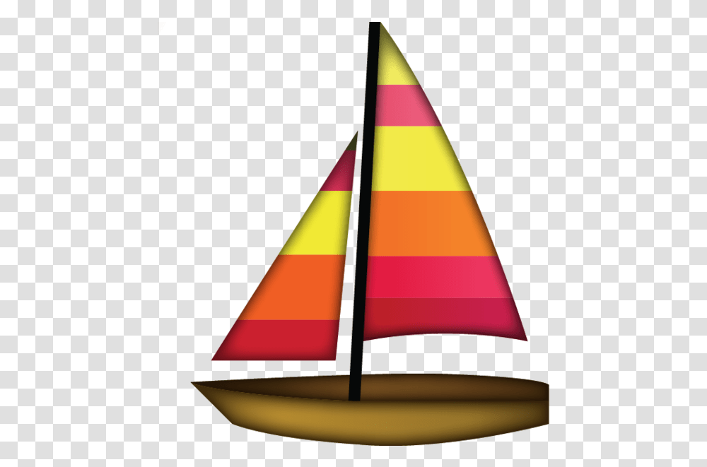 Splash Emoji, Cone, Sailboat, Vehicle, Transportation Transparent Png