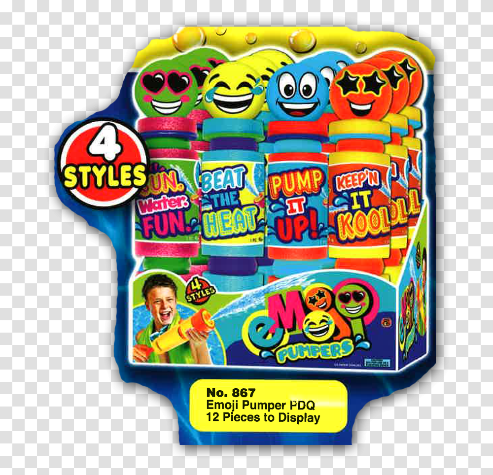 Splash Fun Emoji Foam Pump Pdq Toy Craft Kit, Person, Human, Flyer, Poster Transparent Png