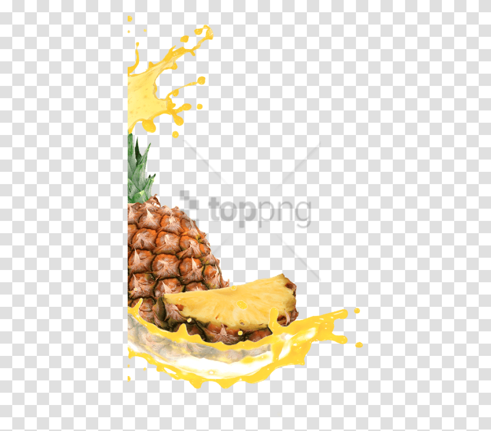 Splash Images Background Pineapple Juice Splash, Plant, Fruit, Food Transparent Png