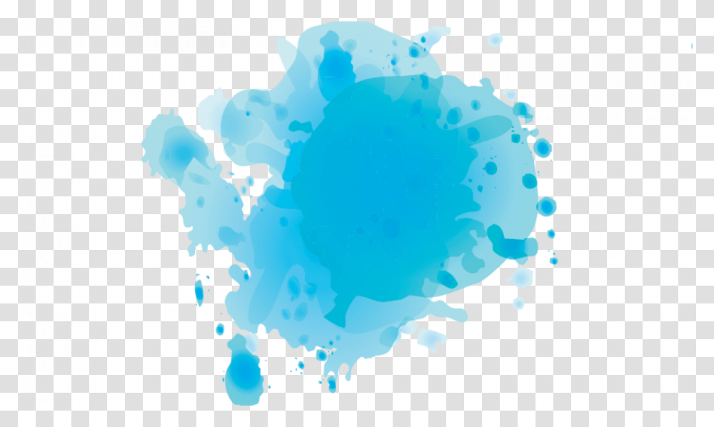 Splash Lightblue Light Blue Splash, Stain, Pollution Transparent Png