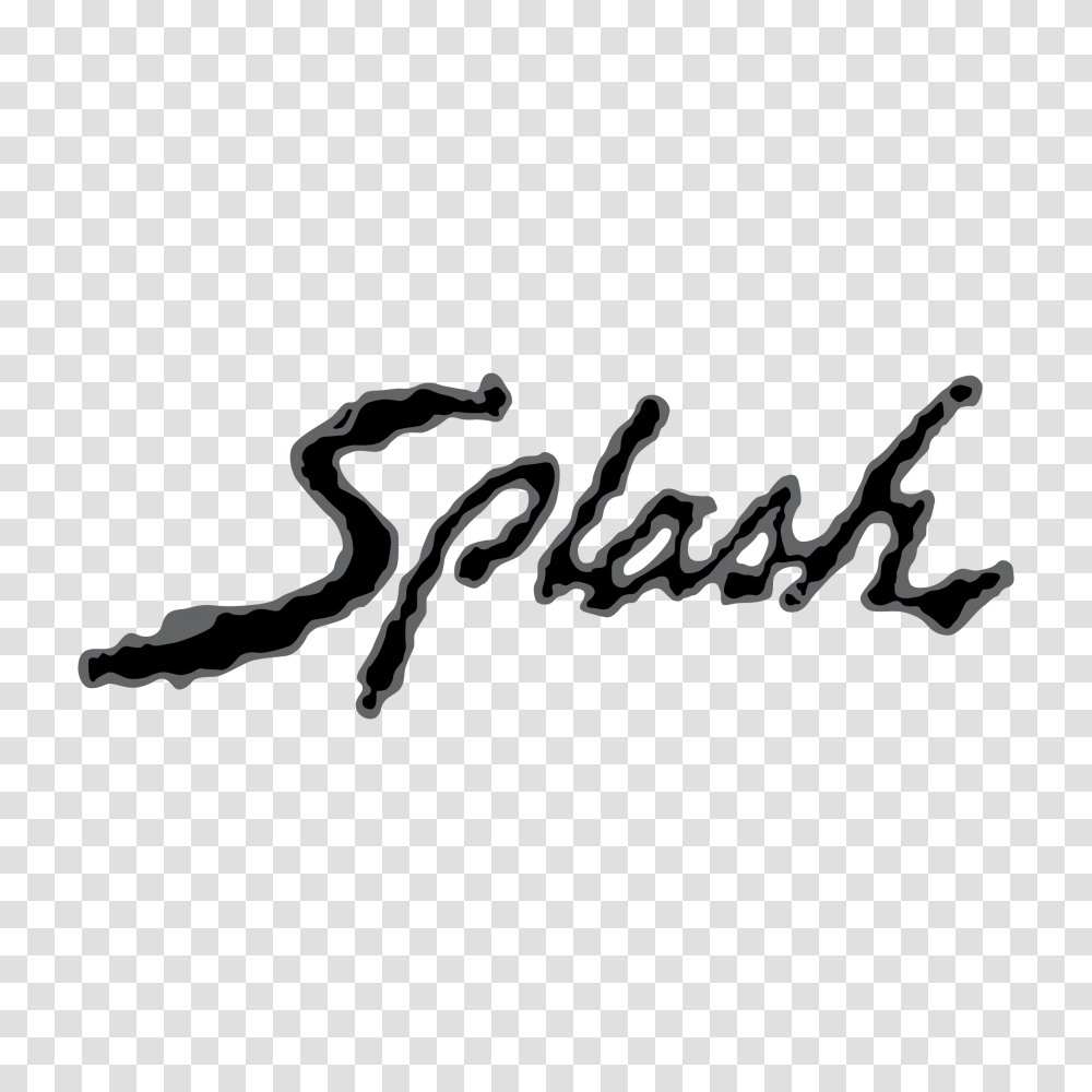 Splash Logo Vector, Label, Handwriting Transparent Png