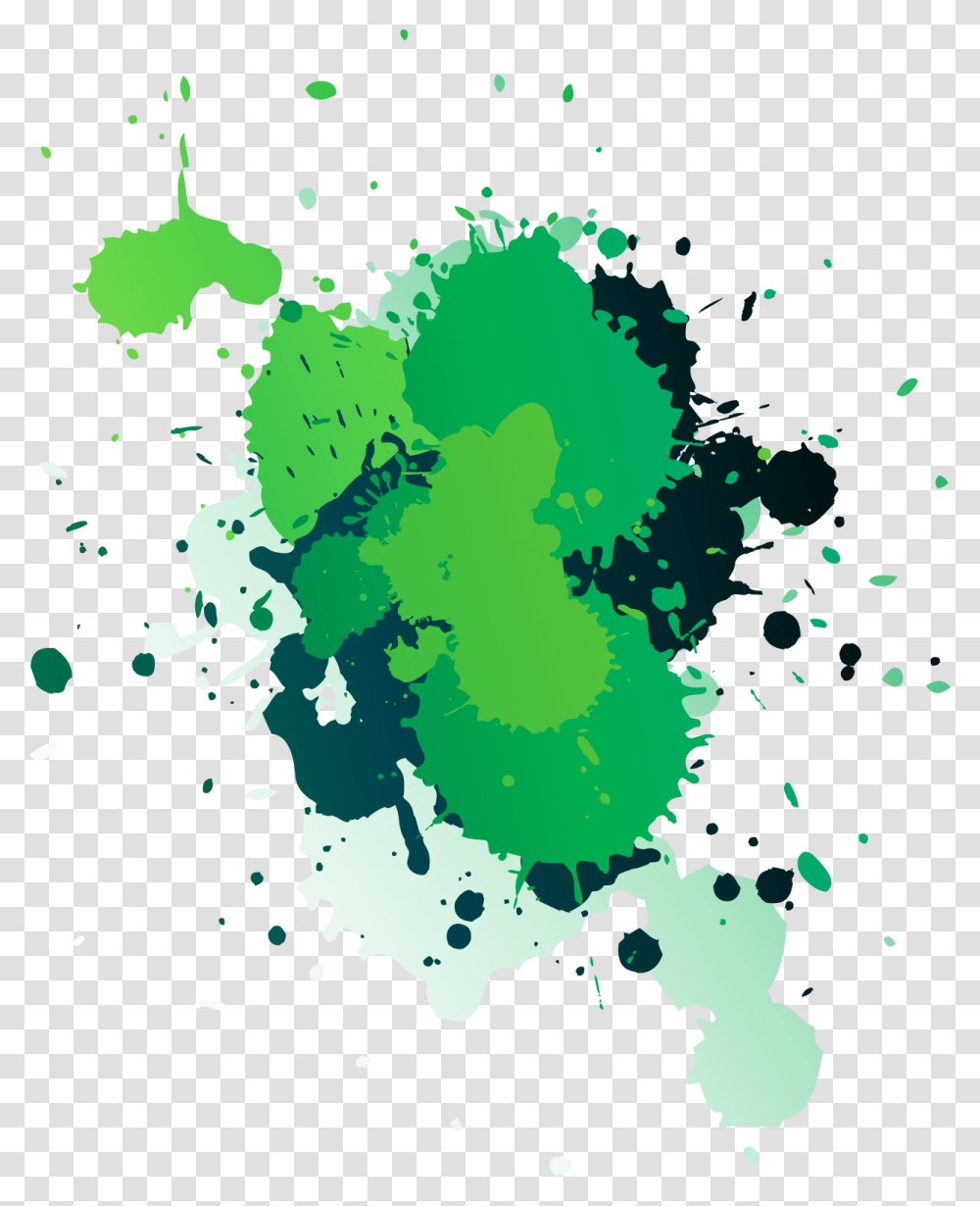 Splash Of Green Paint, Stain, Bird Transparent Png