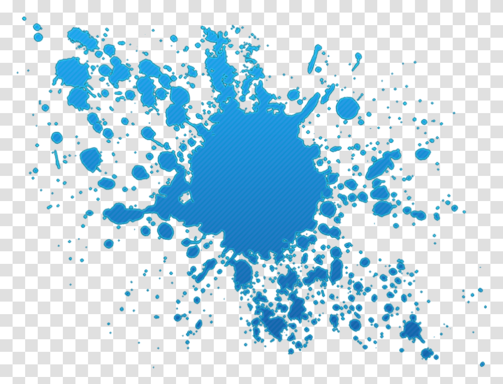 Splash Paint Painting Splatter Blue Color Foreground, Jigsaw Puzzle, Game, Photography Transparent Png