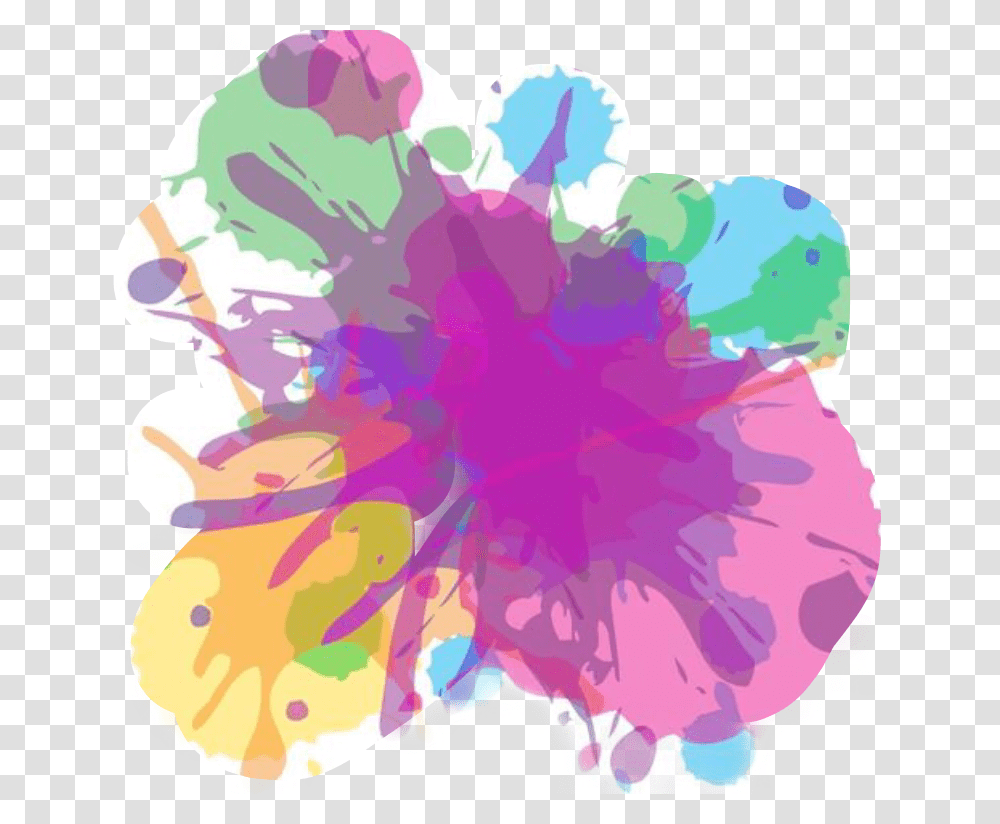 Splash Pastel Colors Freetoedit Color Splash Vector, Plant, Purple Transparent Png