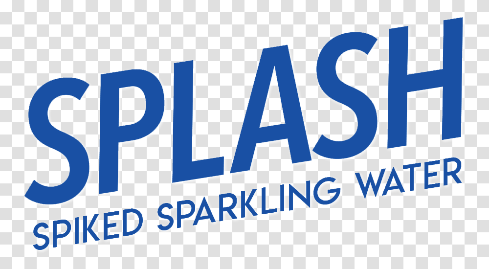 Splash Spiked Sparkling Water Graphic Design, Label, Word, Logo Transparent Png