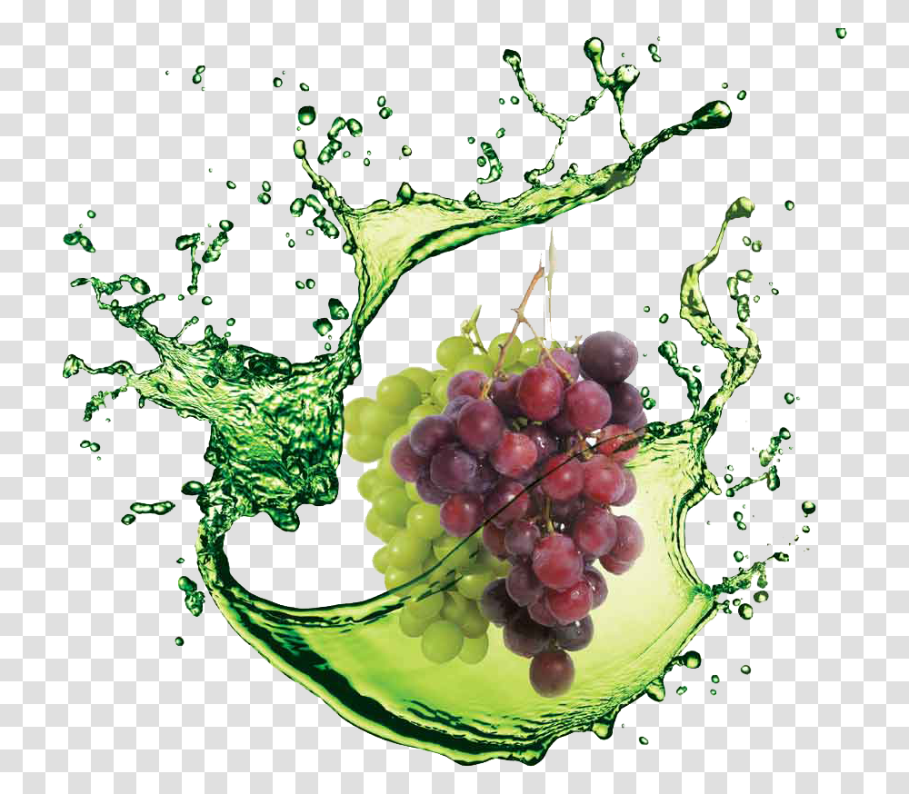 Splash Water Effect Water Splash, Grapes, Fruit, Plant, Food Transparent Png