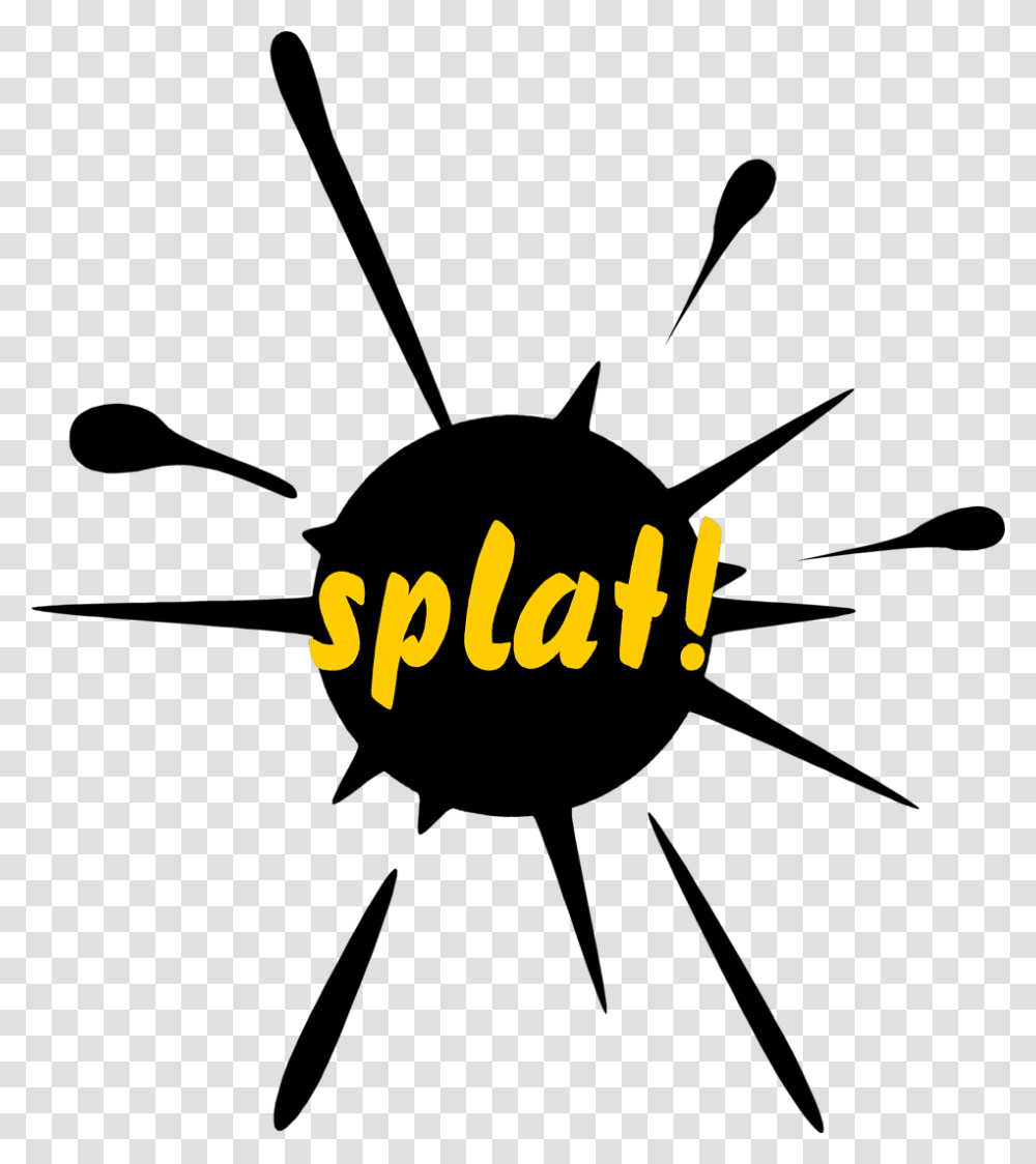 Splat Free Stock Photo Illustration Of A Paint Splatter Paint Splat, Alphabet, Logo Transparent Png