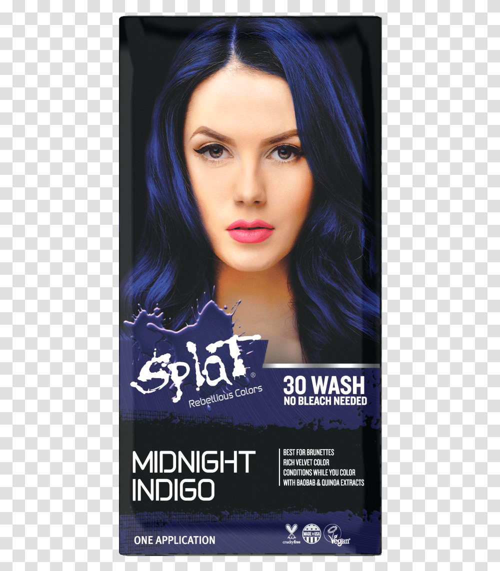 Splat Hair Dye, Poster, Advertisement, Person, Human Transparent Png