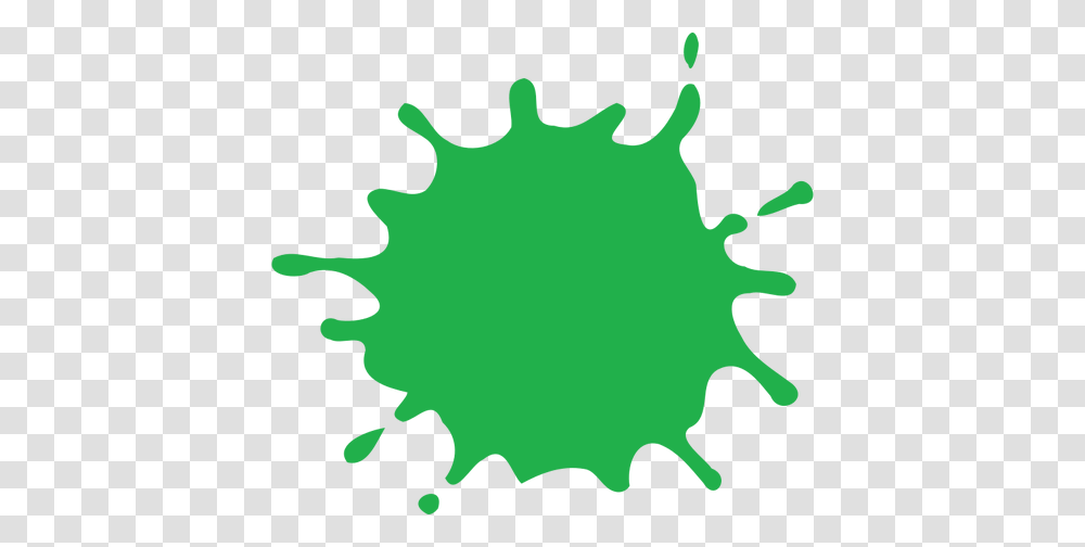 Splat In Green Color, Leaf, Plant, Machine, Gear Transparent Png