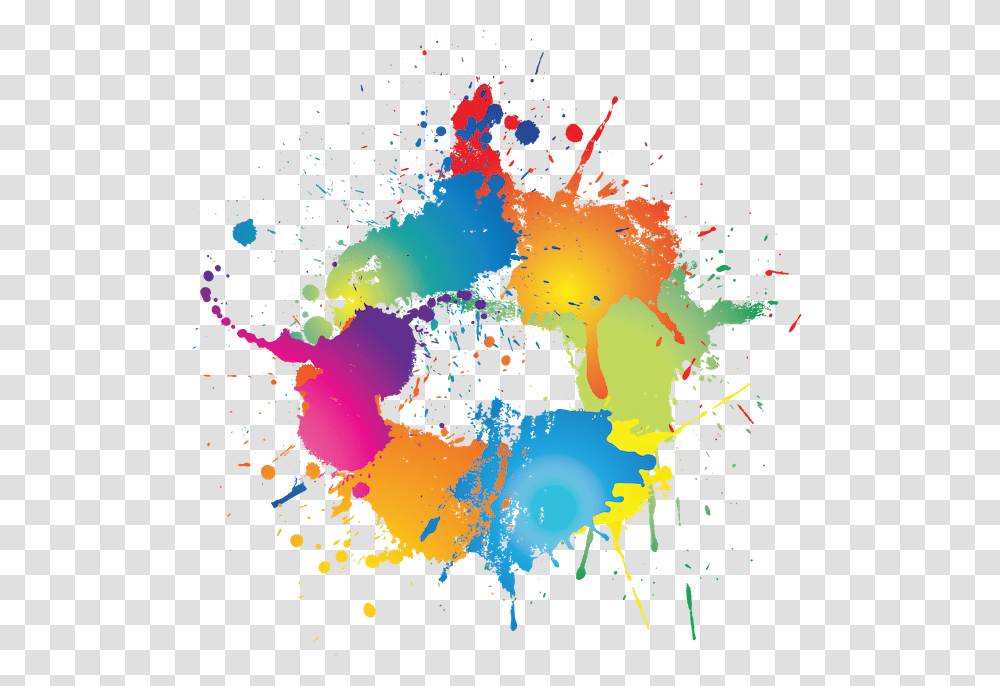 Splat Logo 2 No Text Colorful Abstract Background, Plot, Nature Transparent Png