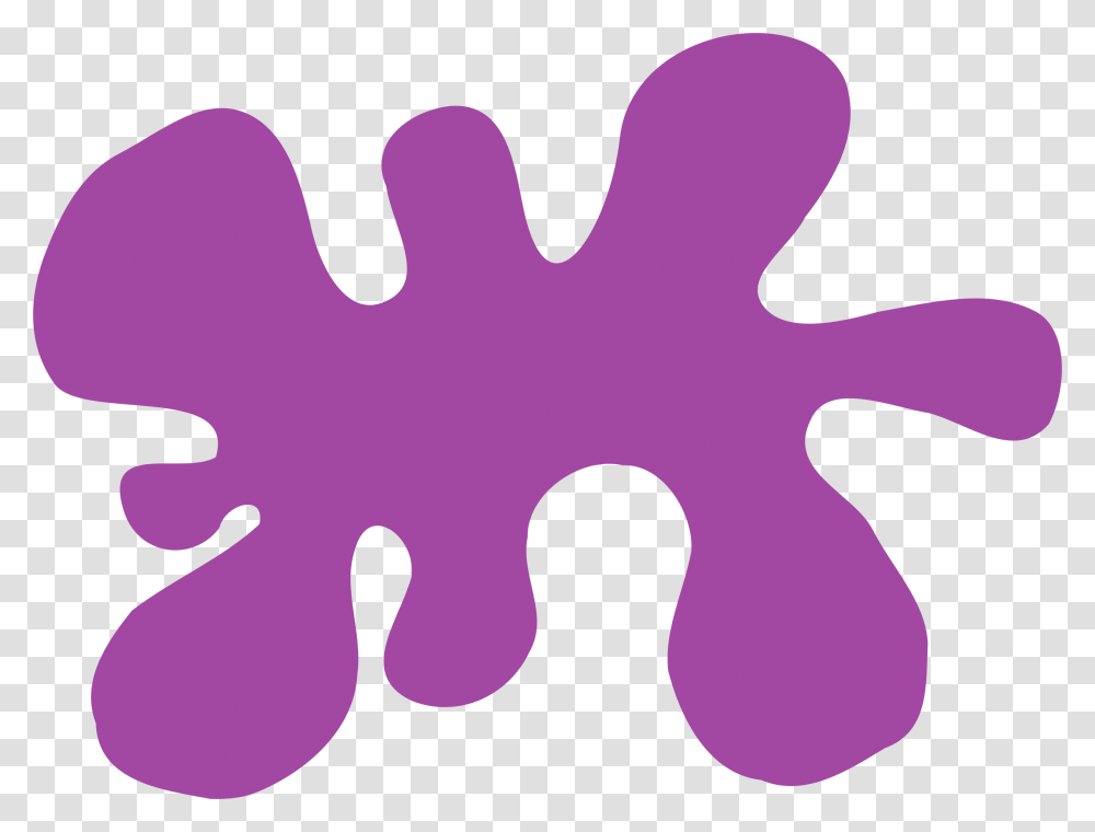 Splat Nicholasjudy Big Image Purple Color Clip Art, Leaf, Face, Long Sleeve Transparent Png