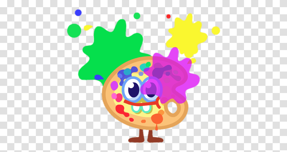 Splat The Abstract Artist With Paint Splatters Painting, Food, Sweets, Halloween Transparent Png