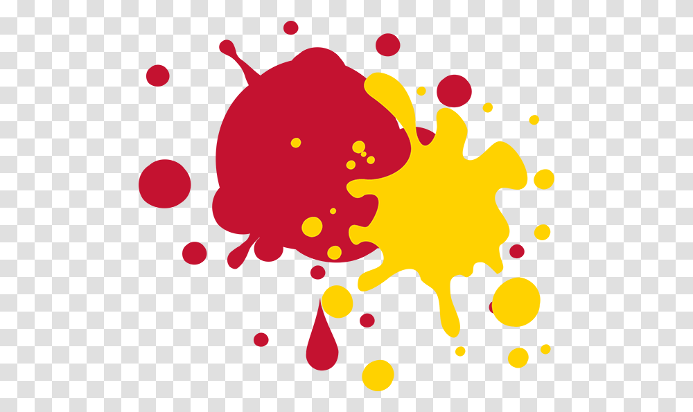 Splat Yellow Ketchup And Mustard, Cupid, Stain Transparent Png