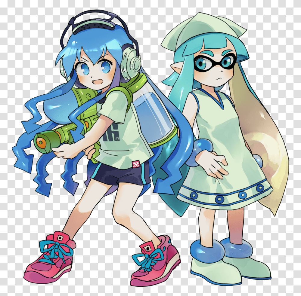 Splatoon 2 Clothing Vertebrate Fictional Character Squid Girl Outfit Splatoon, Person, Shoe, Footwear, Costume Transparent Png