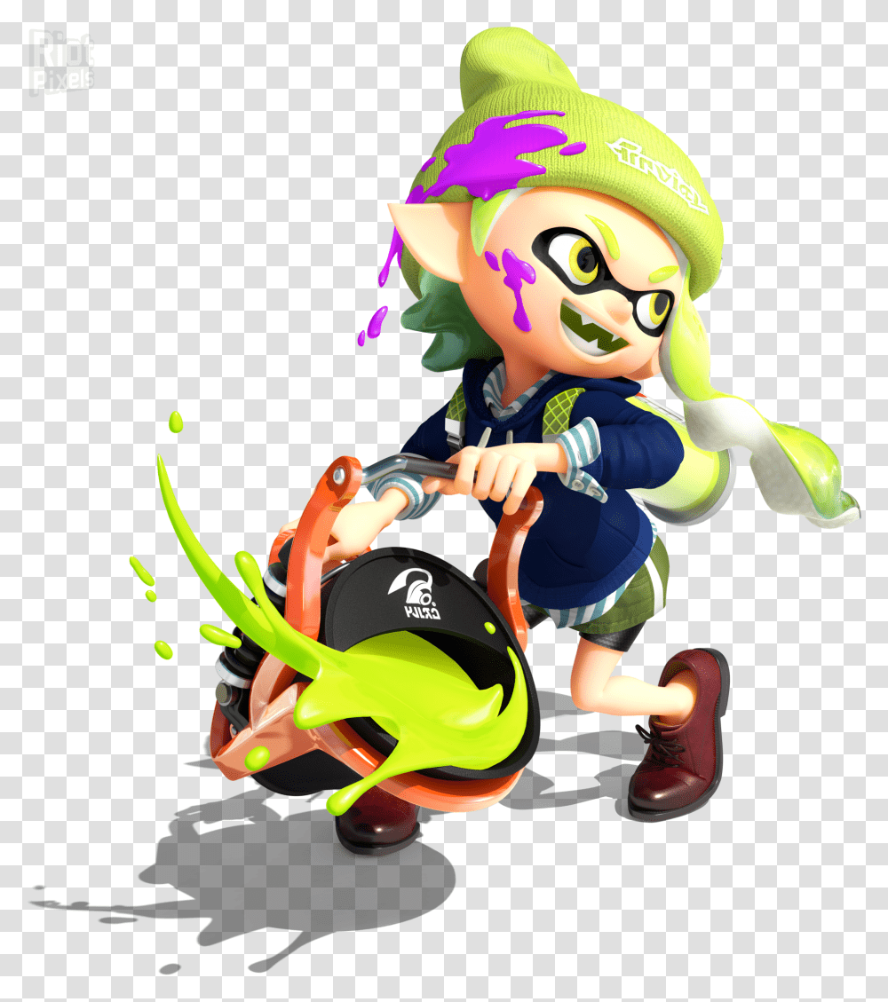 Splatoon 2 Official Artwork, Toy, Person, Human Transparent Png