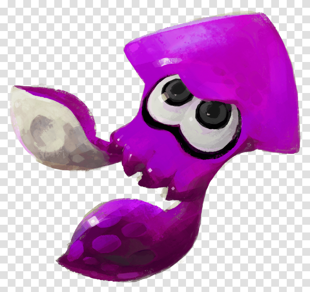 Splatoon Squid Clipart Clipartfest Splatoon Inkling Squid Purple Transparent Png