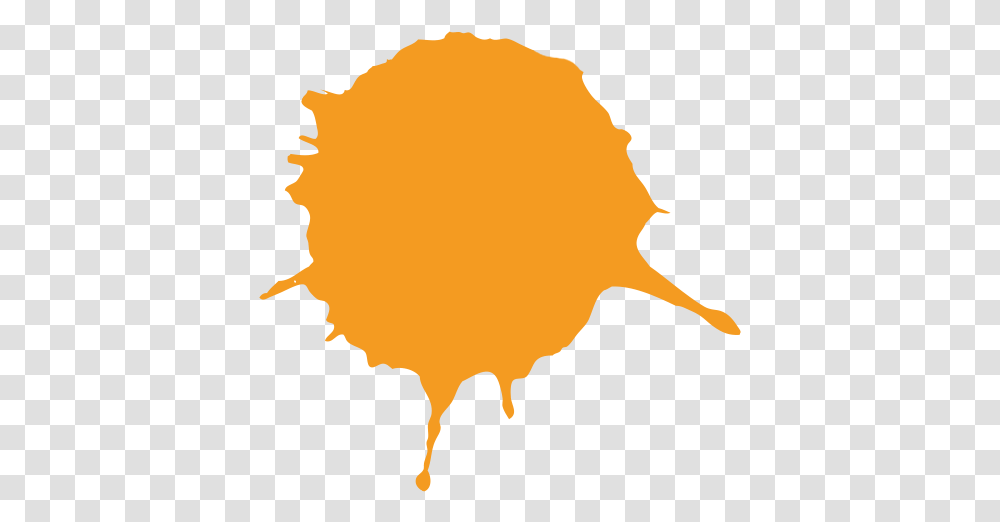 Splatter Free Download Orange Paint Splash, Silhouette, Person, Human, Stain Transparent Png