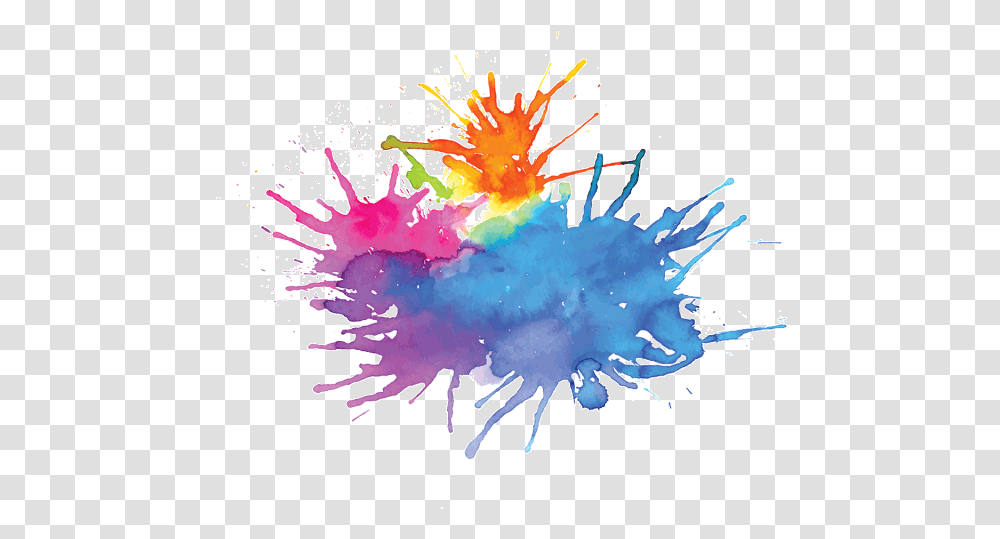 Splatter Images - The Art In Splash Watercolor, Graphics, Bird, Animal, Purple Transparent Png