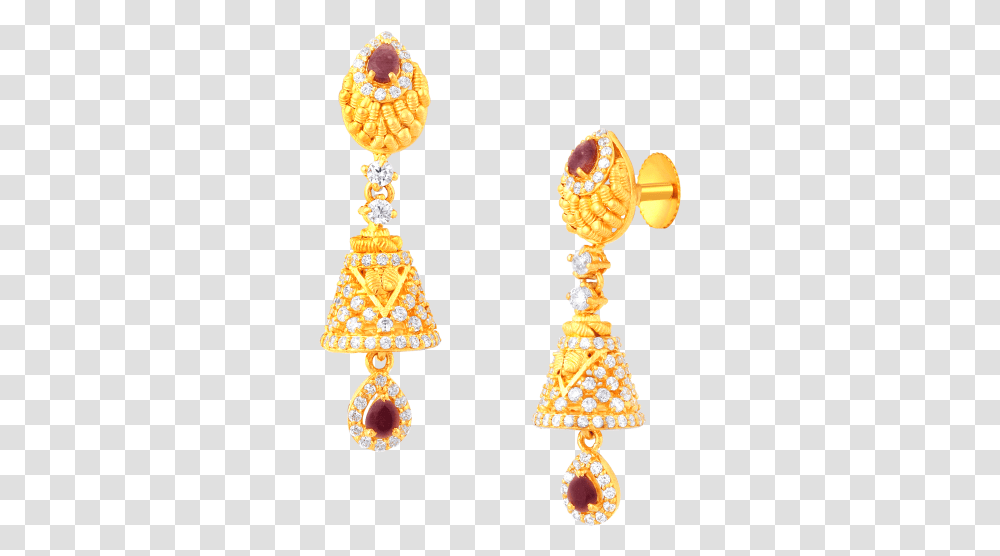 Splendid Jhumka Gold Earrings Gold Earring, Accessories, Accessory, Jewelry Transparent Png