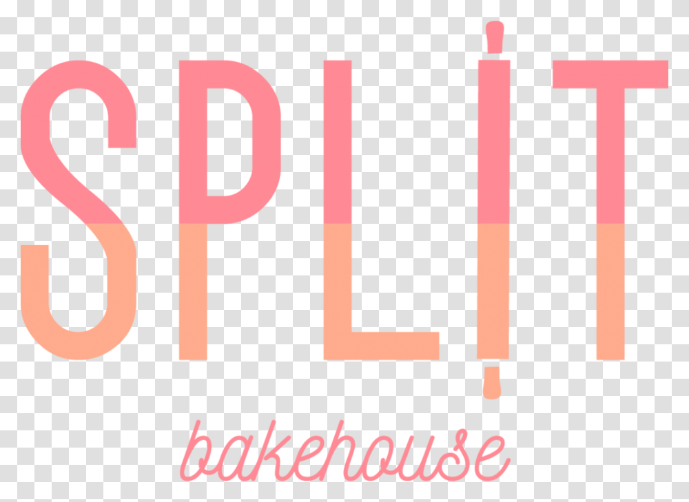 Split Bakery Roller Peach, Number, Alphabet Transparent Png