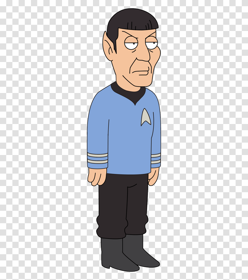 Spock Cartoon, Person, People, Military Uniform Transparent Png