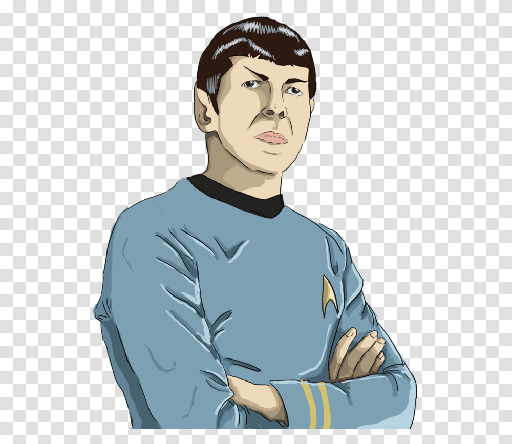 Spock Clipart Illustration, Person, Human, Sleeve Transparent Png