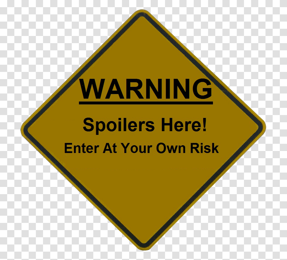 Spoiler Warning, Road Sign, Triangle Transparent Png