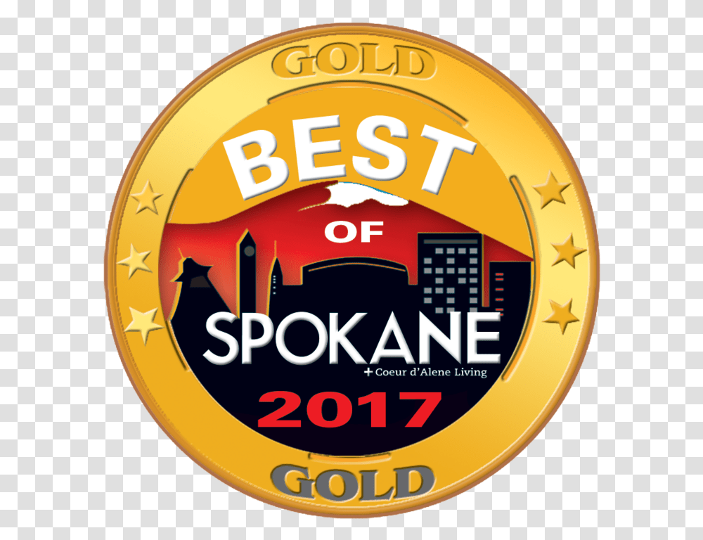 Spokane Magazine 2017 Best Of The City 2017 Winner, Logo, Badge, Label Transparent Png