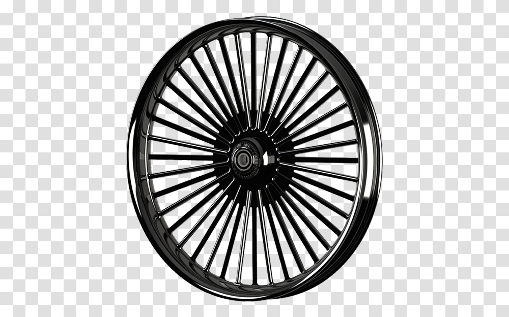 Spoke Wheel Black Harley, Machine, Car Wheel, Tire, Alloy Wheel Transparent Png