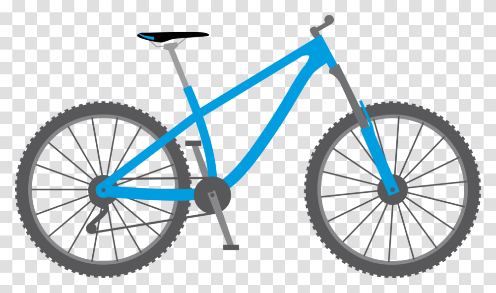 Spokebicycle Forkbicycle Pedal Blue Bike Clipart, Vehicle, Transportation, Wheel, Machine Transparent Png