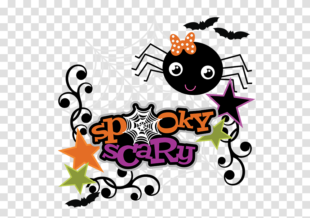 Spoky Scary Scrapbook Collection Halloween, Poster Transparent Png
