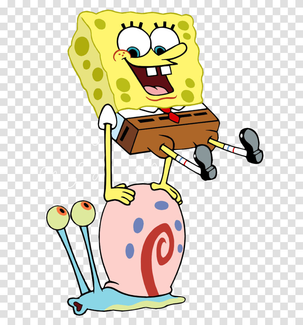 Sponge Bob Gary And Spongebob Clipart, Poster, Advertisement, Nutcracker Transparent Png