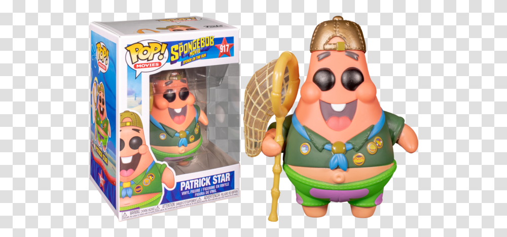 Sponge Funko Pop The Spongebob Movie Sponge, Figurine, Clothing, Apparel, People Transparent Png