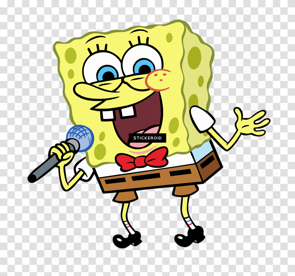 Spongebob, Advertisement, Food, Poster, Crowd Transparent Png