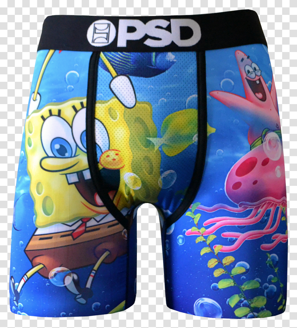 Spongebob And Patrick Jellyfish Boxer Briefs Spongebob Underwear, Clothing, Outdoors, Nature, Shorts Transparent Png