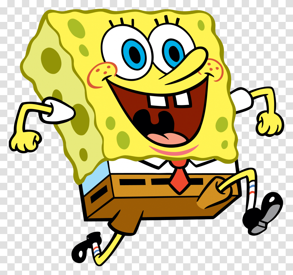 Spongebob, Character, Food, Eating Transparent Png