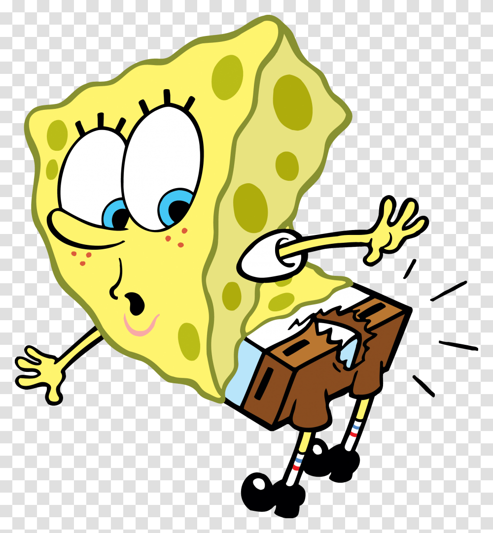 Spongebob, Character, Food, Lunch, Meal Transparent Png