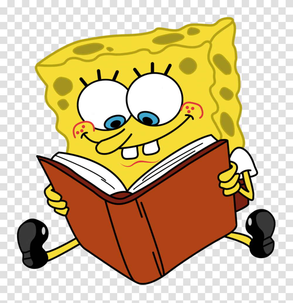 Spongebob, Character, Reading Transparent Png