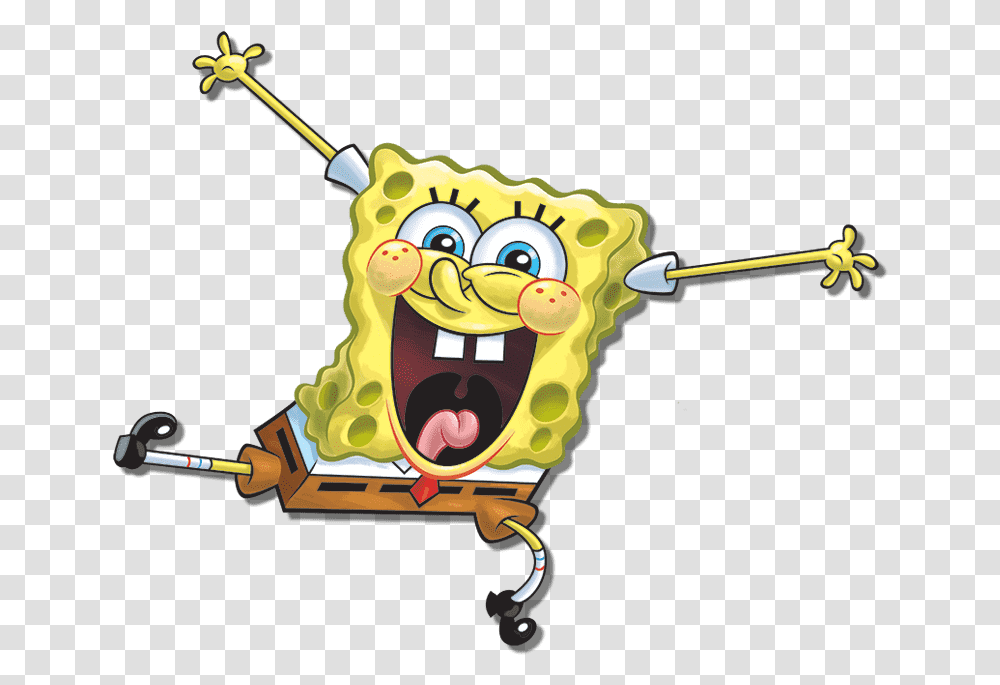 Spongebob Characters Spongebob With White Background, Toy, Outdoors, Nature Transparent Png