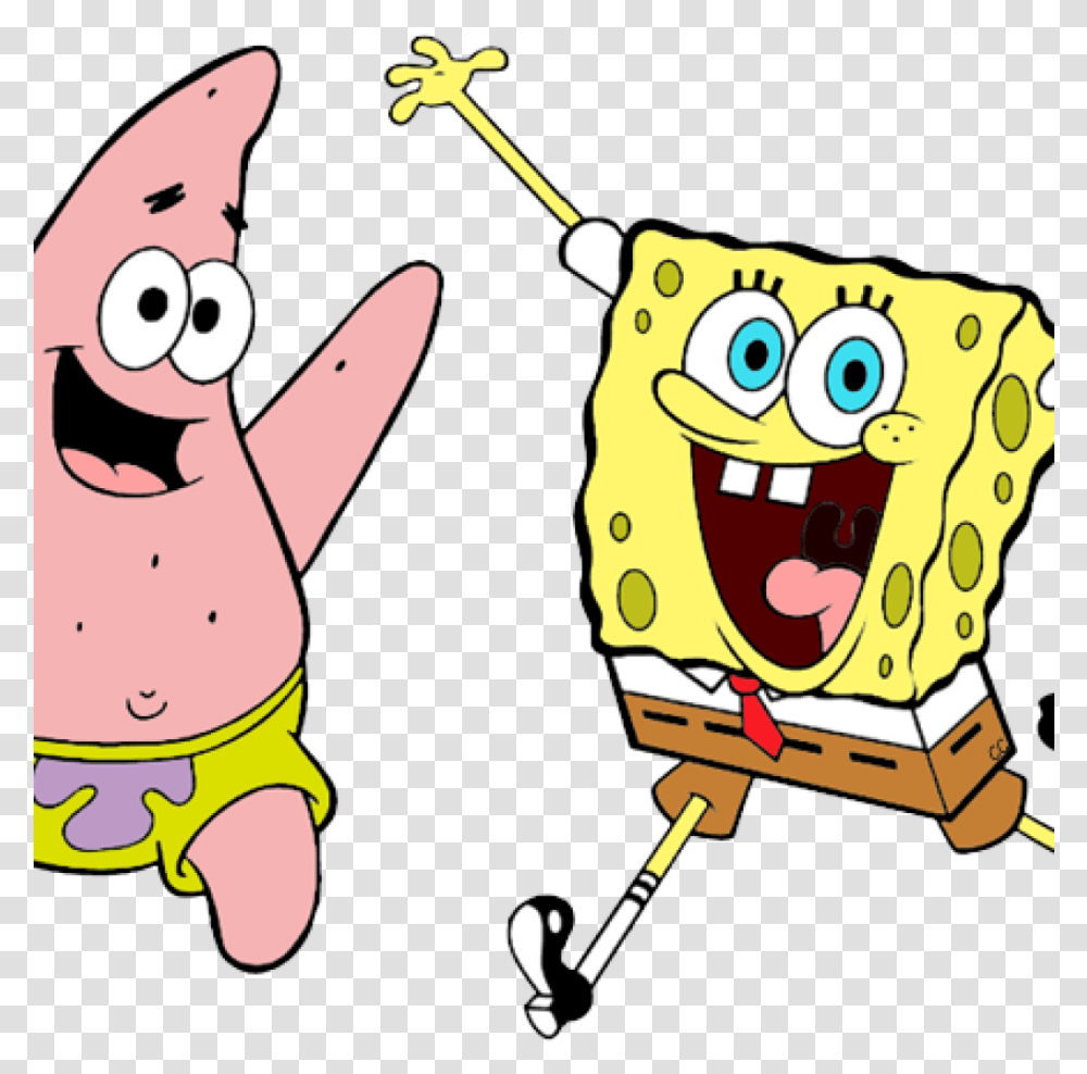 Spongebob Clipart Spongebob Squarepants Clip Art Cartoon, Apparel, Leisure Activities, Musical Instrument Transparent Png