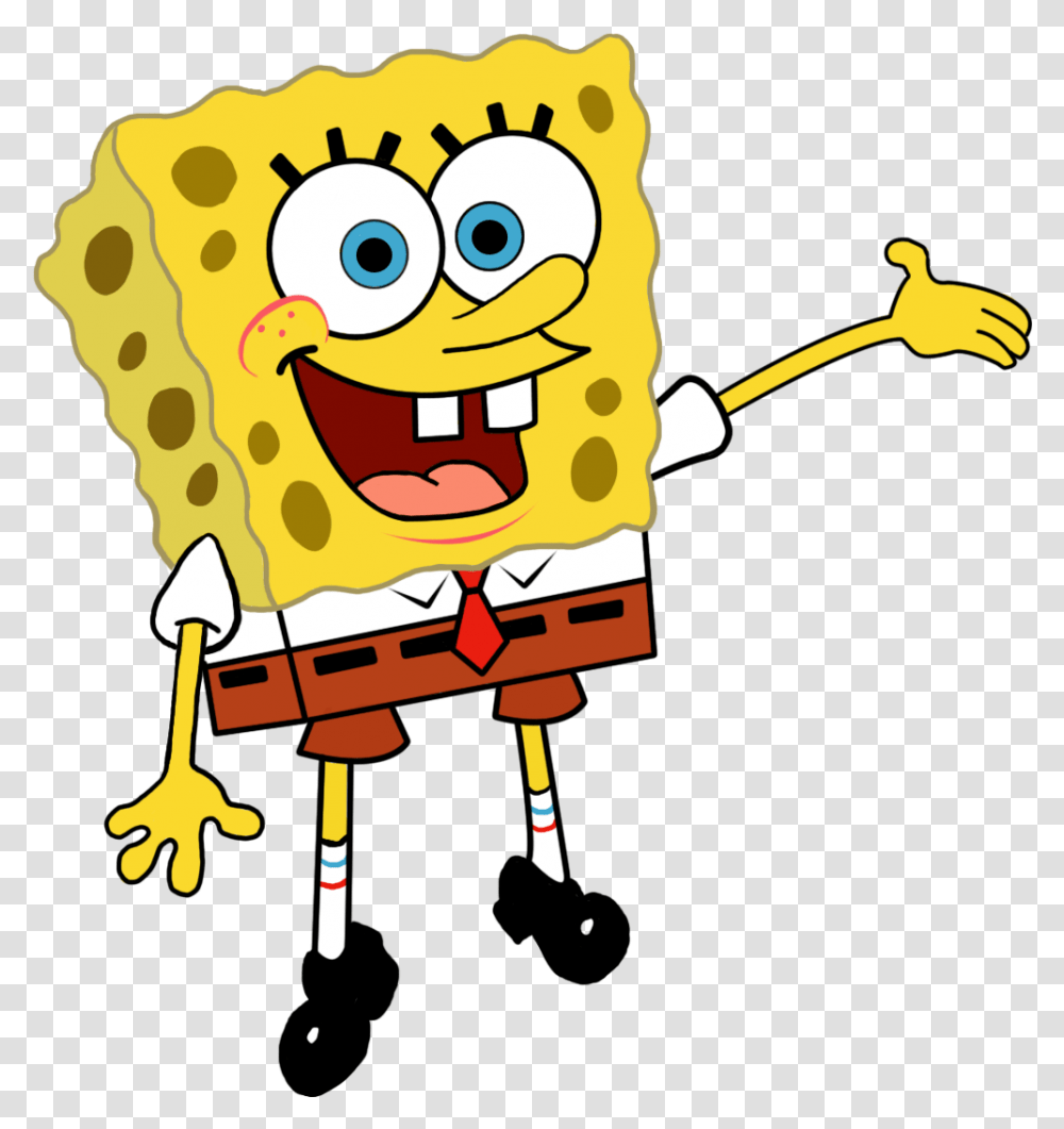 Spongebob Clipart Squarepants Spongebob, Plant, Food, Clothing, Face Transparent Png