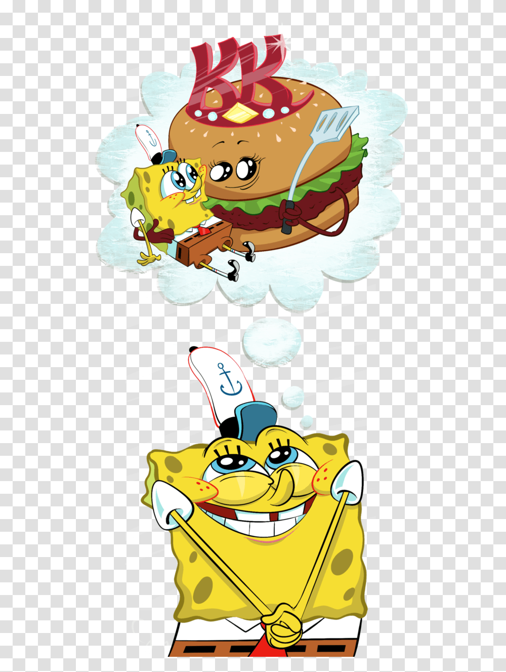 Spongebob Imagination Spongebob Krabby Patty Symbol, Birthday Cake, Dessert, Food, Angry Birds Transparent Png