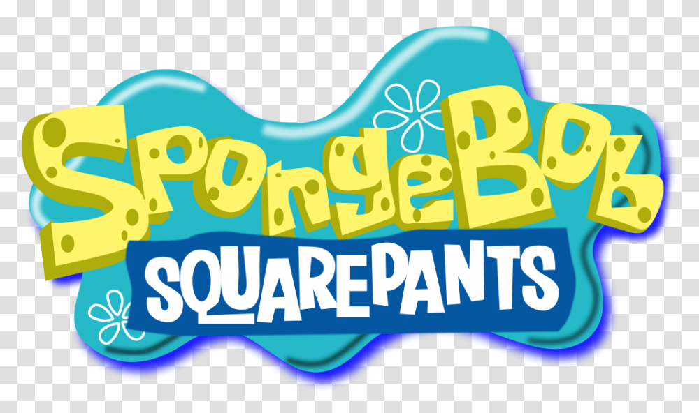 Spongebob Logo Spongebob Squarepants Movie Logo, Word, Text, Label, Amusement Park Transparent Png