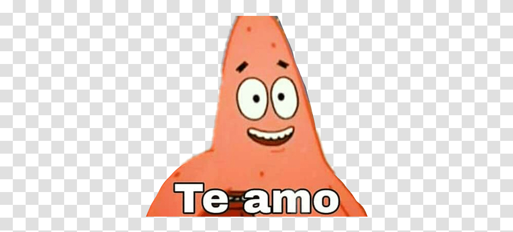 Spongebob Meme Momo Star Patricio Pink Amor Love Patrick I Love You, Plant, Food, Fruit, Snowman Transparent Png