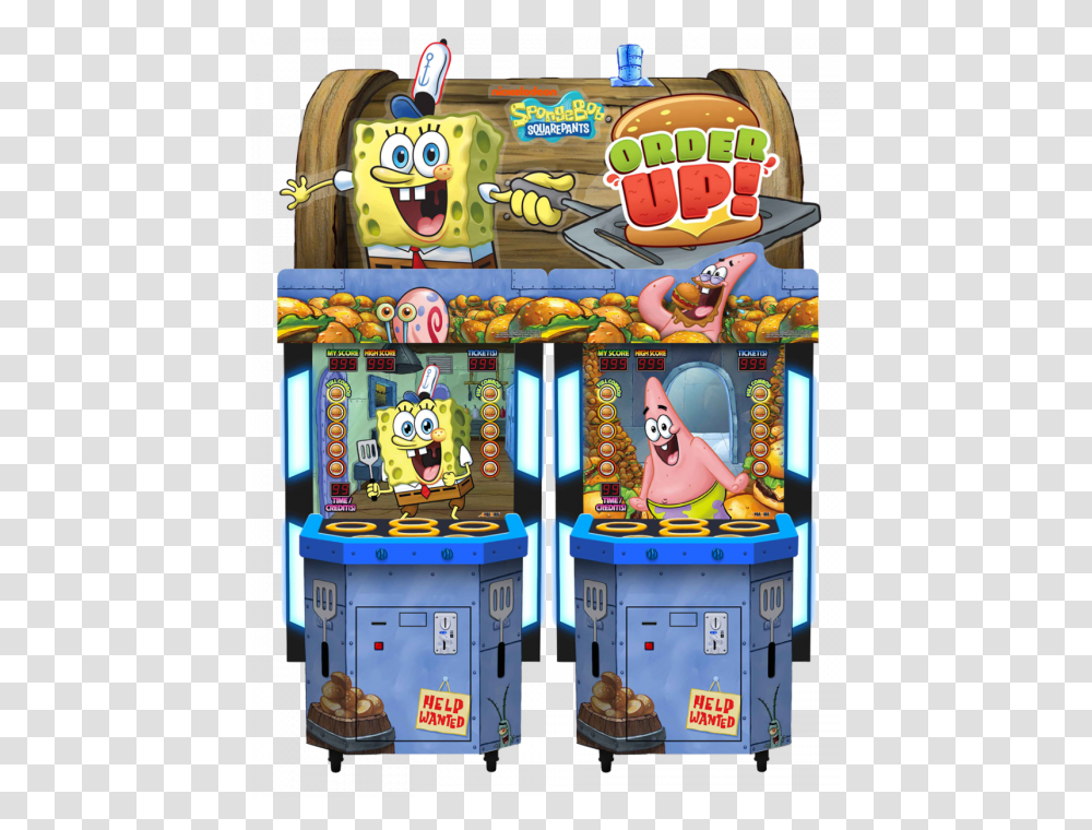 Spongebob Order Up Game, Arcade Game Machine, Toy, Slot, Gambling Transparent Png